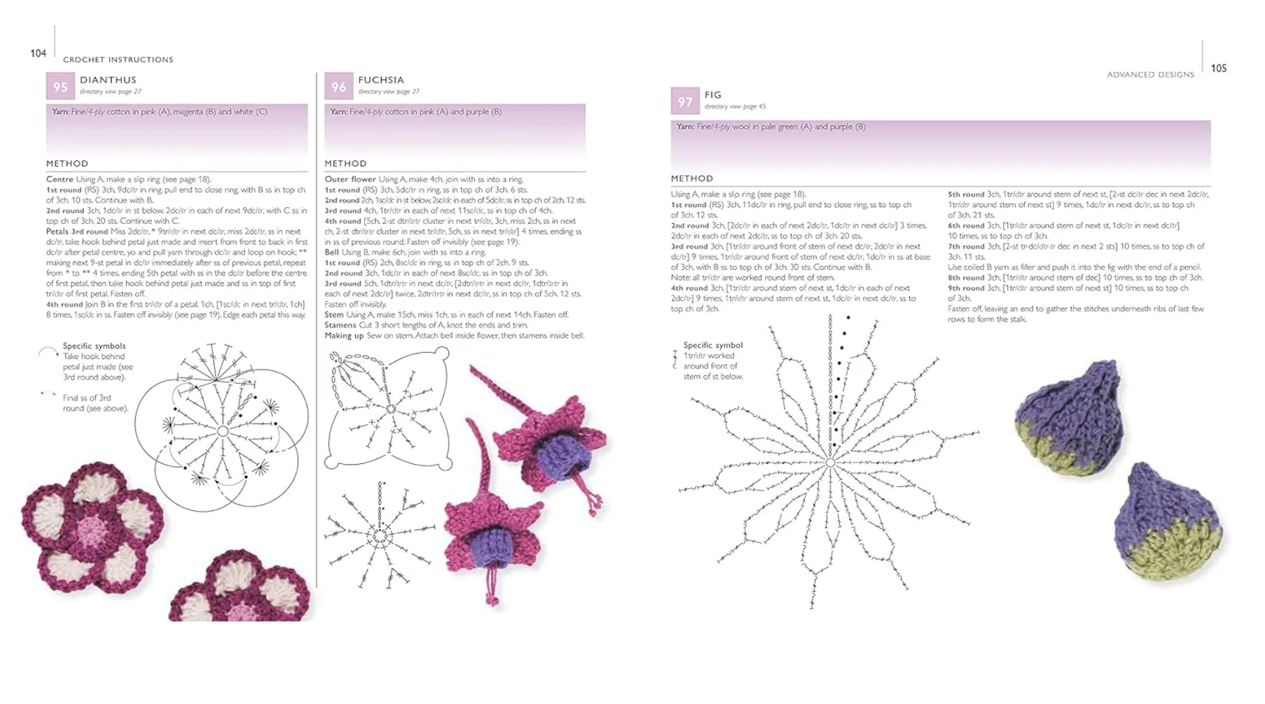 100 Flowers to Knit & Crochet: A collection of beautiful blooms for embellishing clothes, accessories, cushions and throws Book