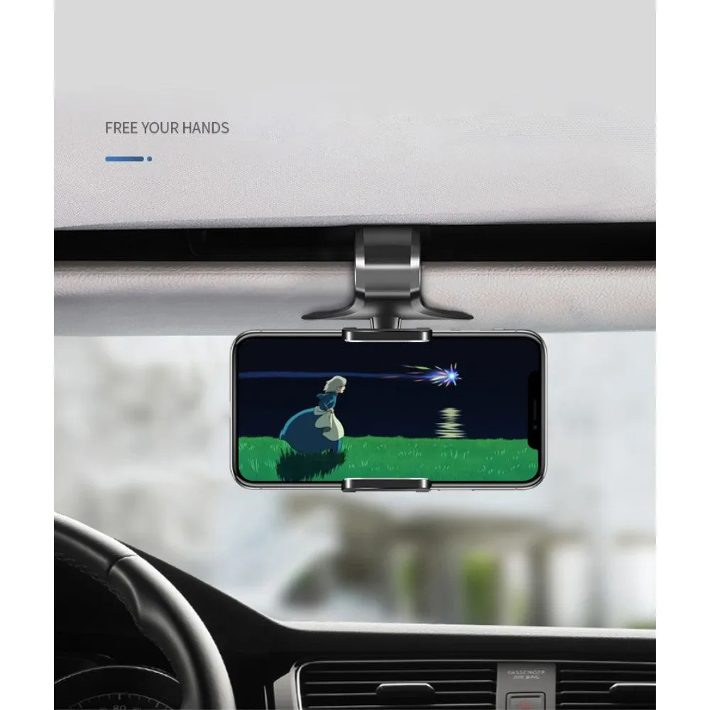 3 in 1 Car GPS Smartphone Holder: Dashboard / Visor Clamp   AC Grid Clip for HiSense Infinity Elegance - Black