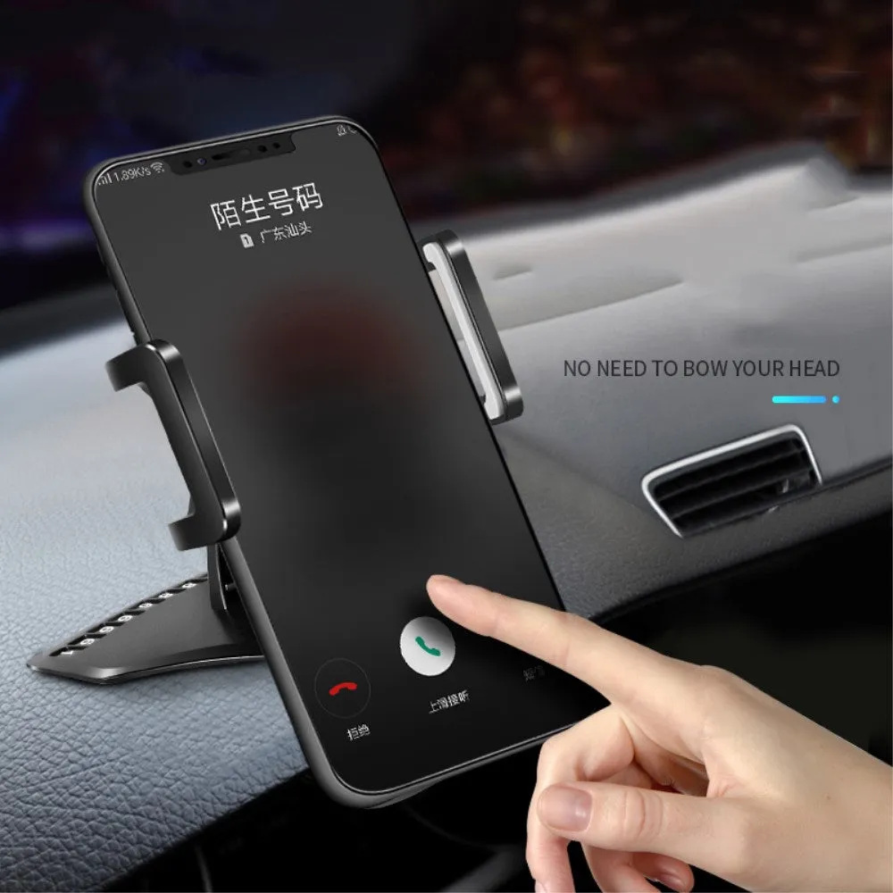 3 in 1 Car GPS Smartphone Holder: Dashboard / Visor Clamp   AC Grid Clip for HiSense Infinity H30 (2019) - Black