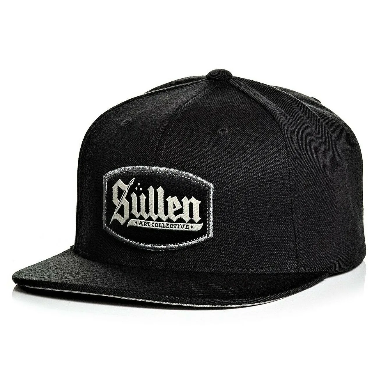 Blaq Letter Black Grey Snapback Cap