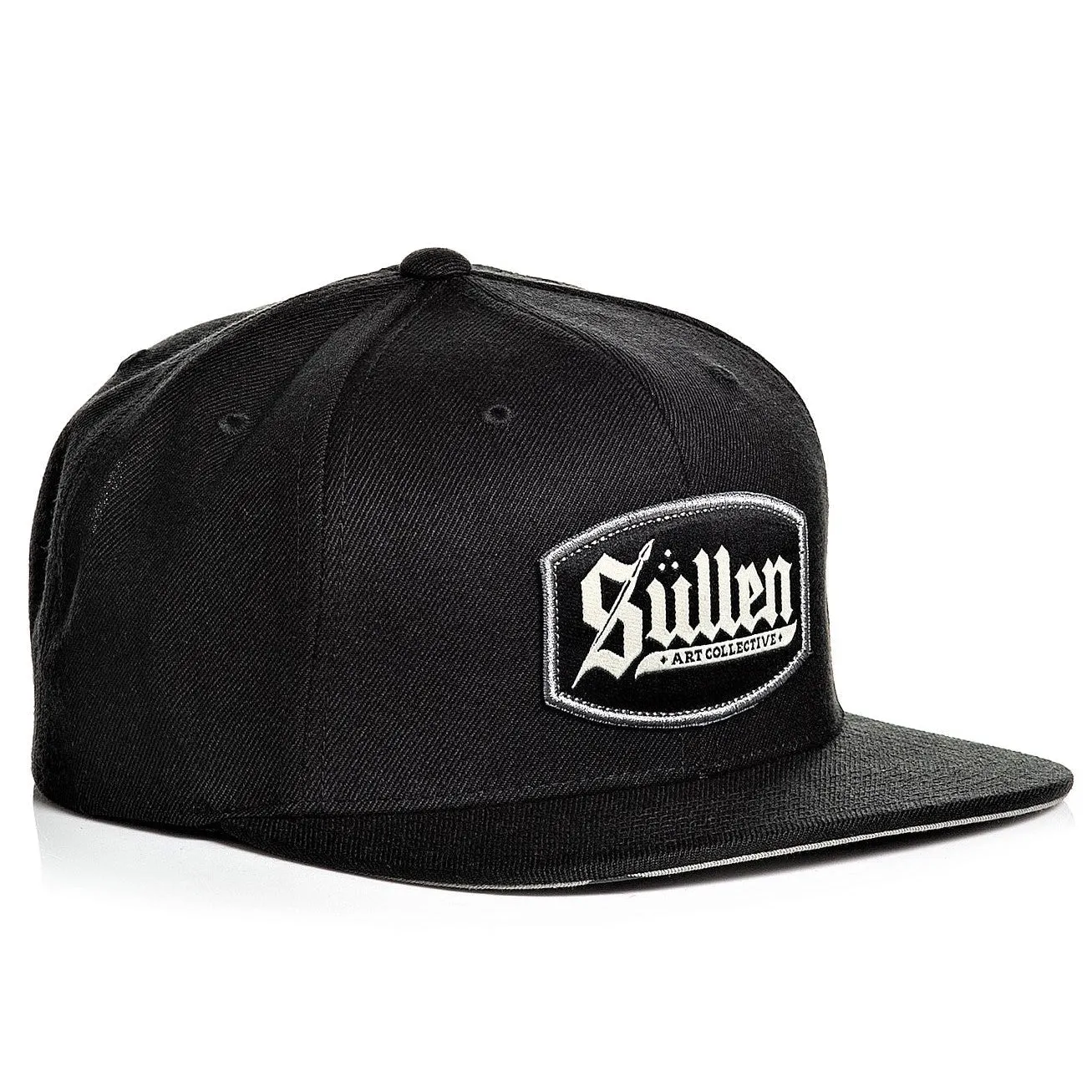 Blaq Letter Black Grey Snapback Cap