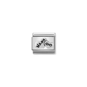 Classic Nana Infinity Heart Link - Silver - 330101/19
