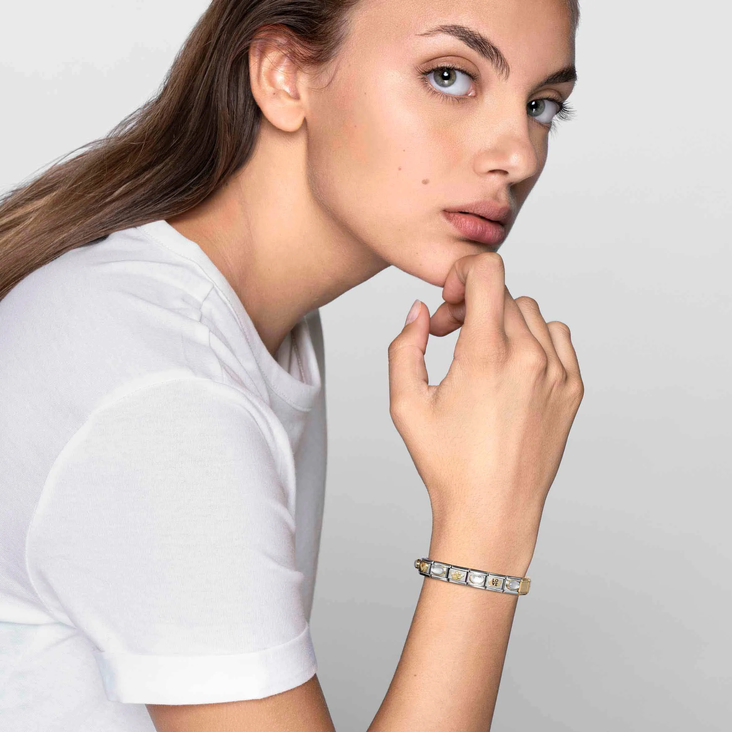 Classic Nana Infinity Heart Link - Silver - 330101/19