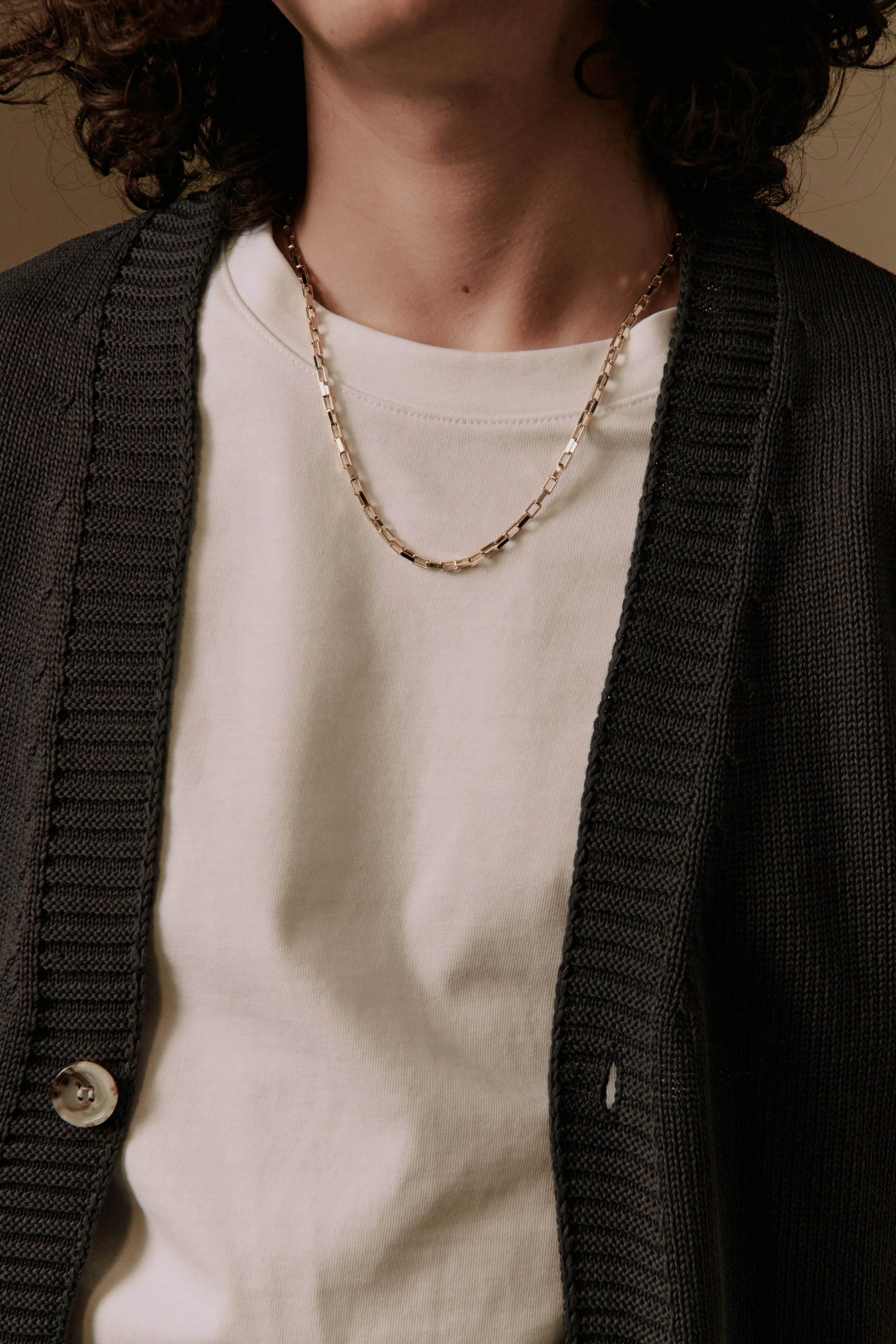 Coleman Chunky Cable Link Necklace 14K Recycled Gold Vermeil