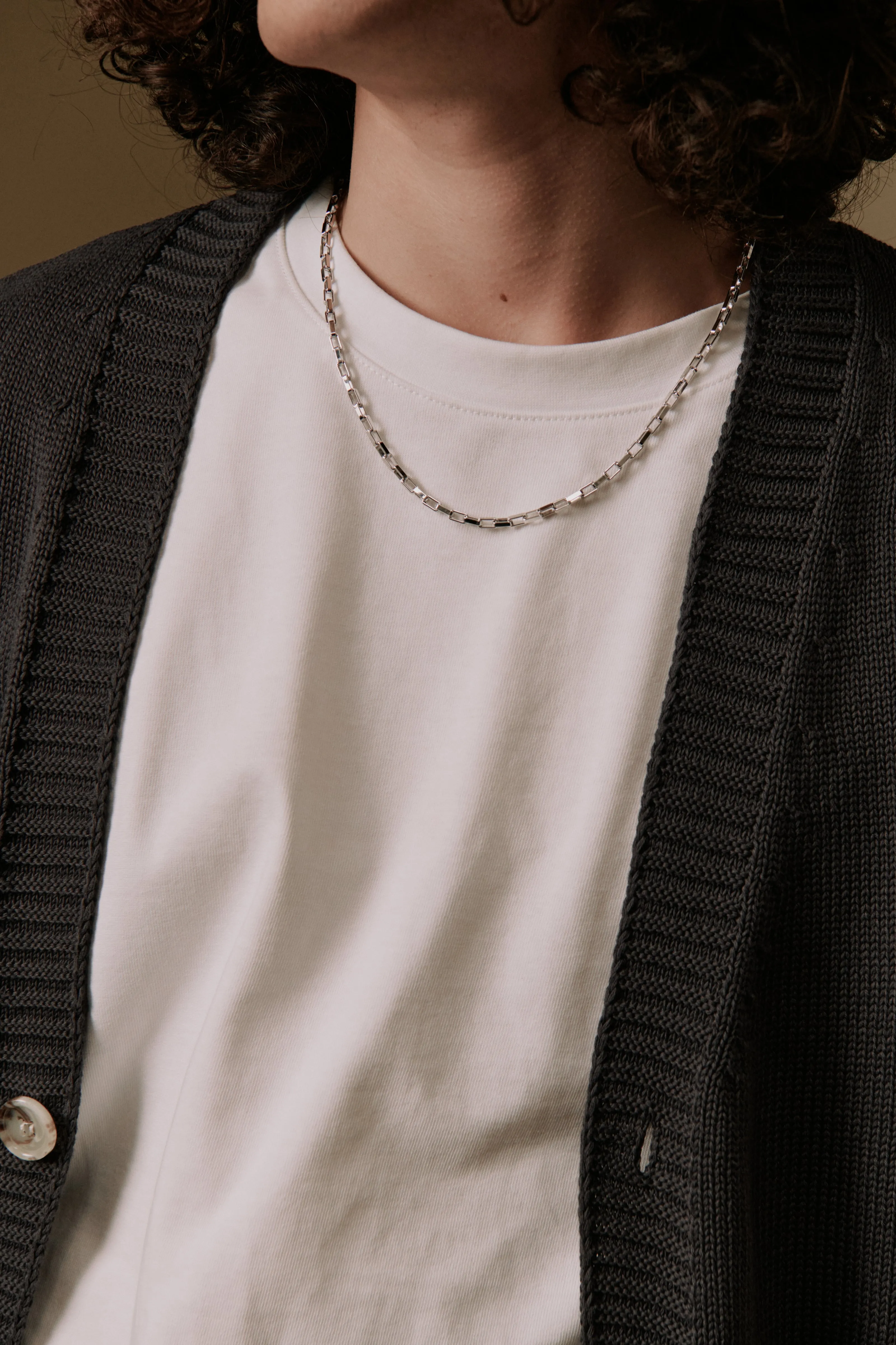 Coleman Chunky Cable Link Necklace 925 Recycled Sterling Silver