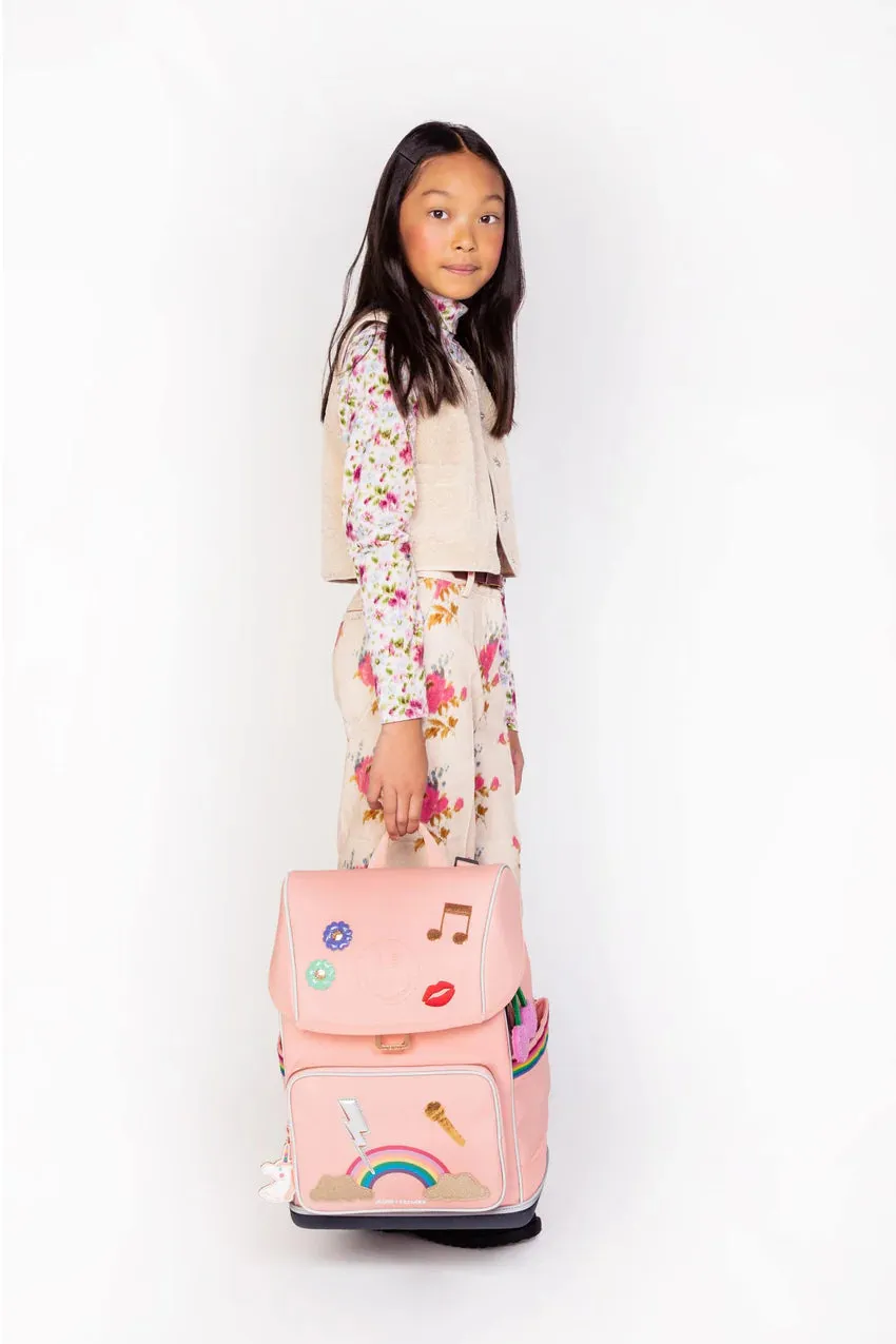 Ergonomic School Backpack Lady Gadget Pink