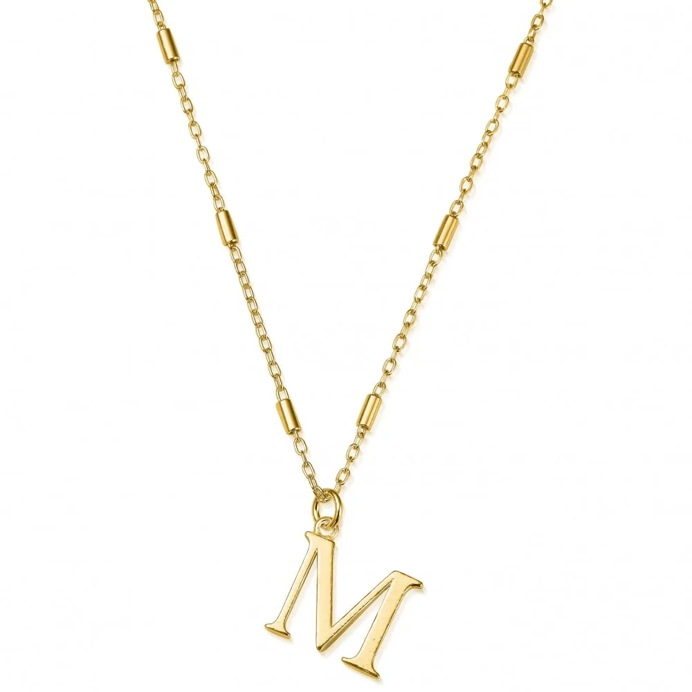 Initial Necklace - M - Gold - GNCC4041M
