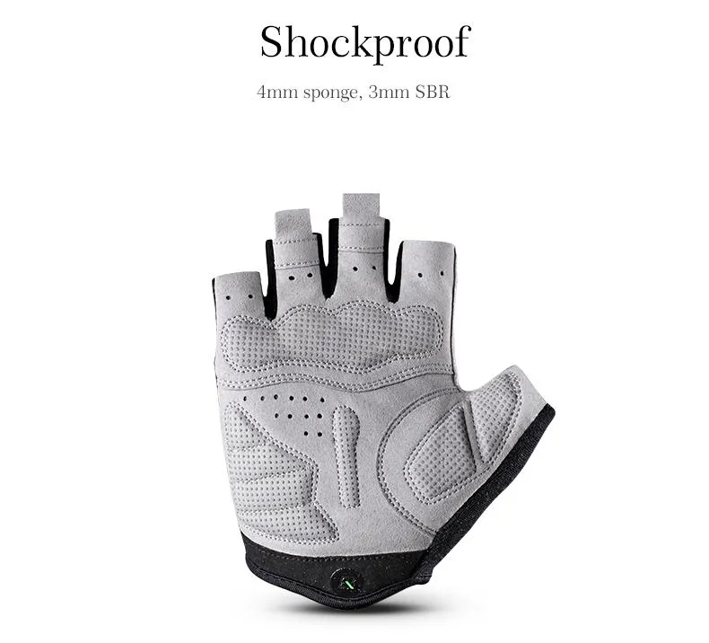 Spider Touch Half Finger Gloves
