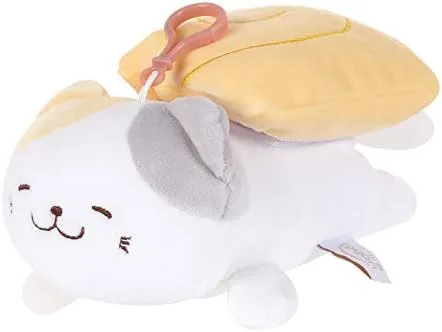 Tamagoyaki Mochi Cat Plush Clip