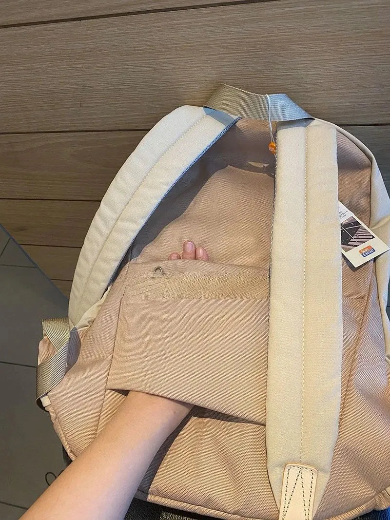 UAKISS  -  High-capacity Backpacks for Teenage 2024 Fashion Casual Canvas School Bag Simple Portability Rucksack Summer Bolsa Mujer Сумка