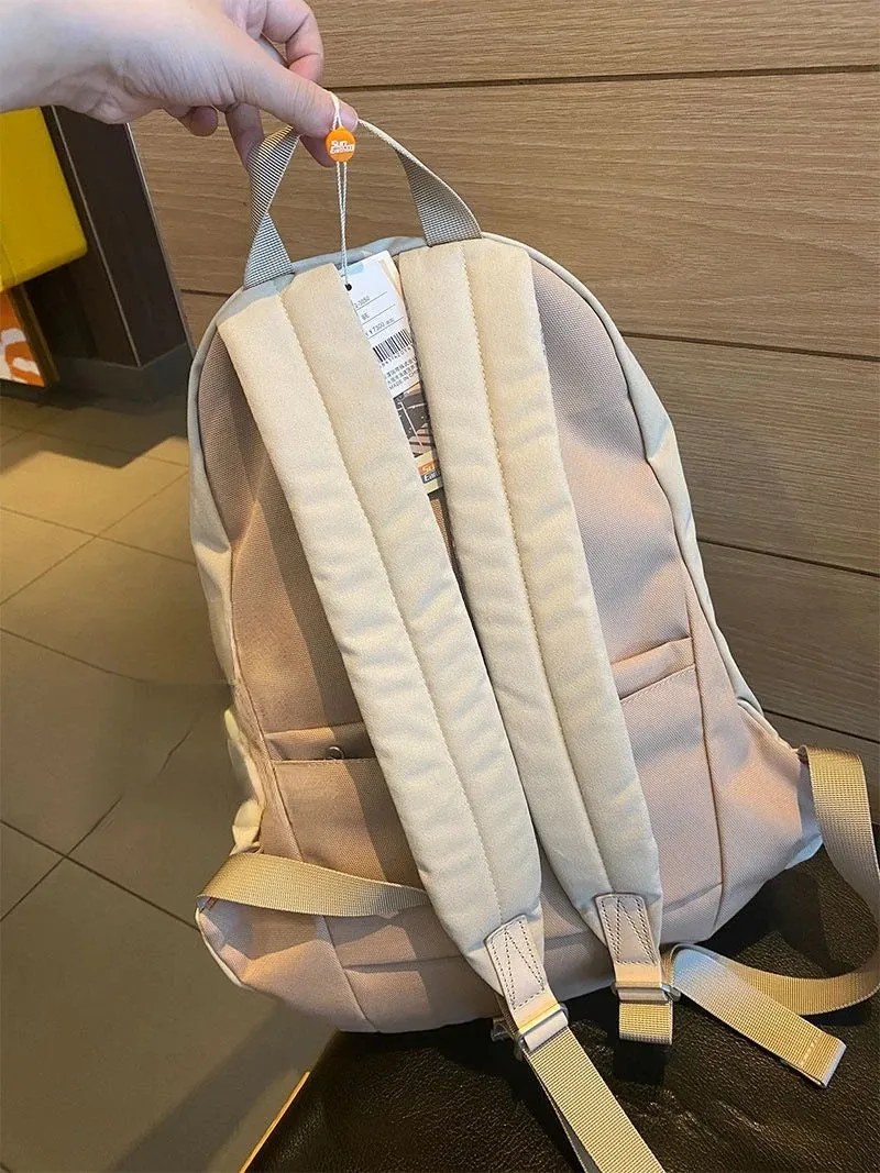 UAKISS  -  High-capacity Backpacks for Teenage 2024 Fashion Casual Canvas School Bag Simple Portability Rucksack Summer Bolsa Mujer Сумка