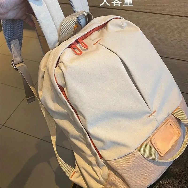 UAKISS  -  High-capacity Backpacks for Teenage 2024 Fashion Casual Canvas School Bag Simple Portability Rucksack Summer Bolsa Mujer Сумка