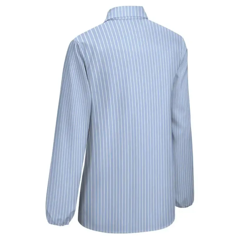 Unleash Effortless Elegance with Our Women's Blue Striped Blouse