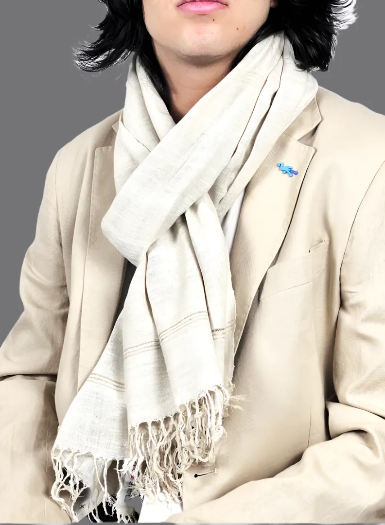 Vanilla Pure (Vegan) Peace Silk Scarf