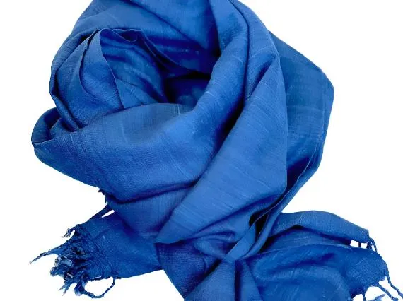 Wholesale - Indigo Pure (Vegan) Peace Silk Scarf